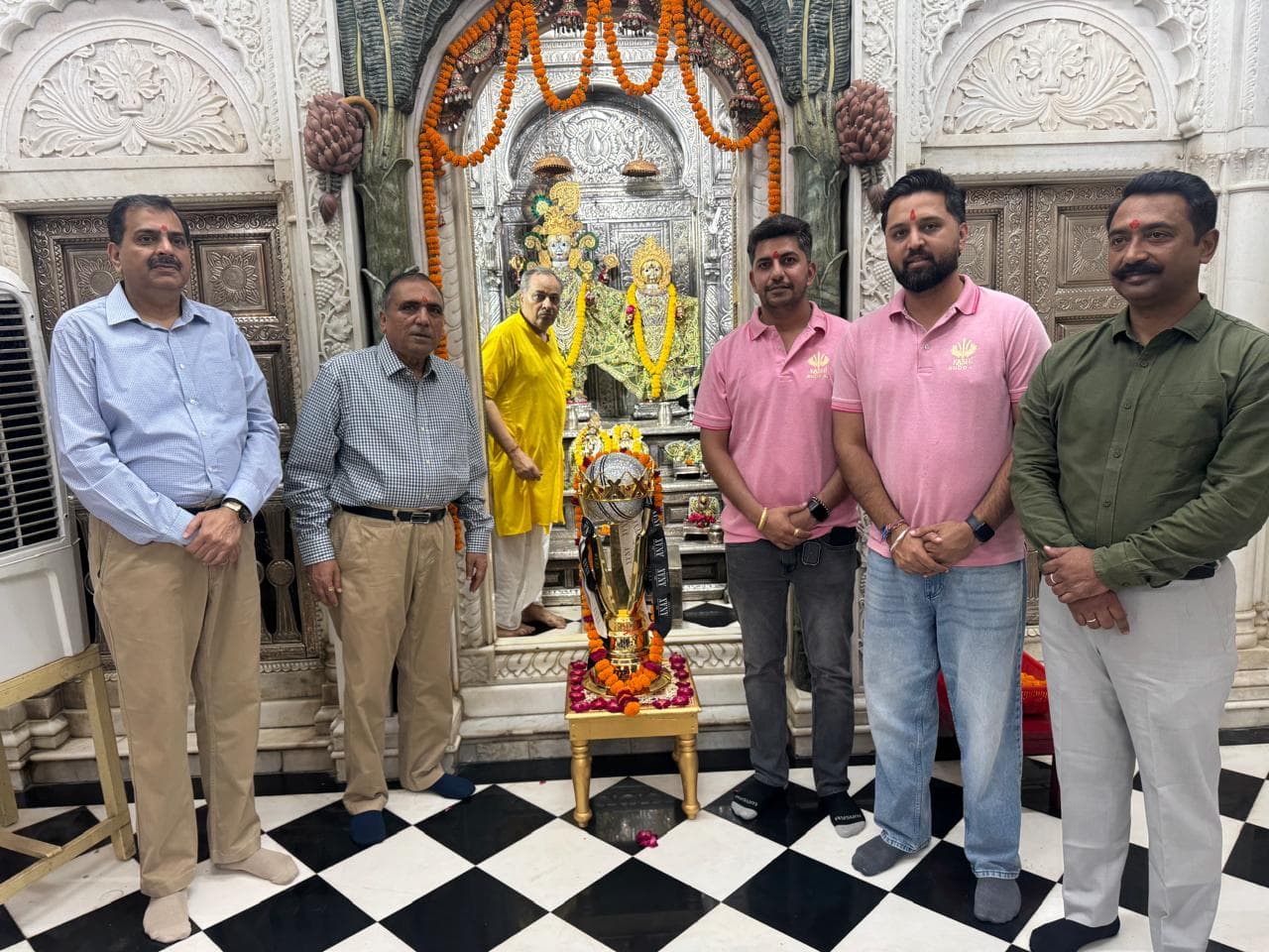 Kashi Rudras Begin Trophy Tour with Dwarkadish Mandir Blessings After Historic Second UP T20 Title